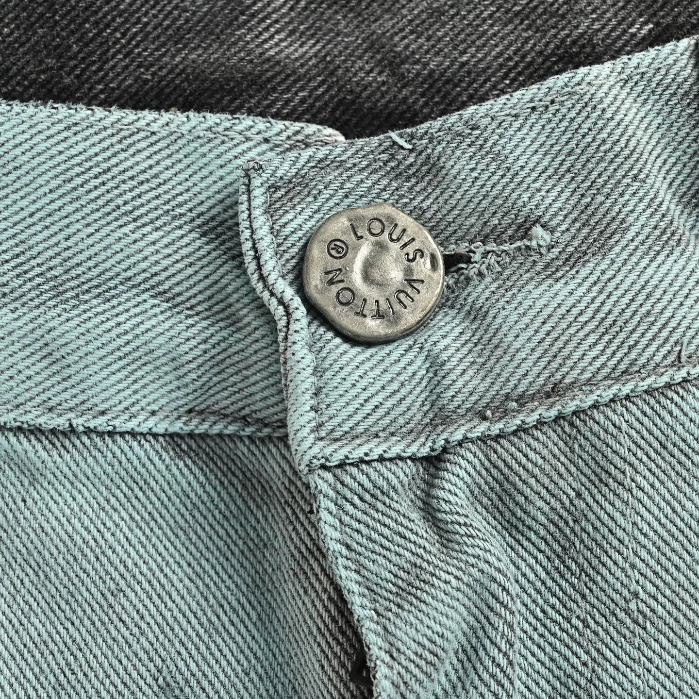 Louis Vuitton/Louis Vuitton Louis Vuitton presbyopic gradient embroidered jeans
